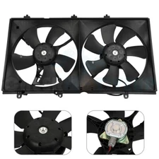 For 2003-2007 Mitsubishi Lancer 2.0/2.4L Radiator Condenser Cooling Fan Assembly