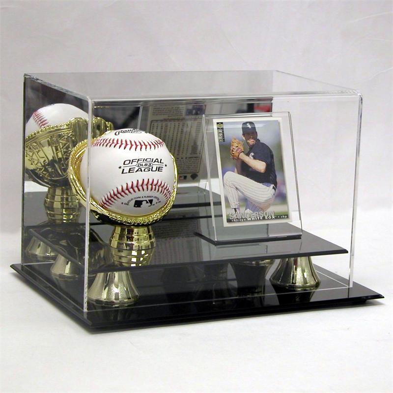 baseball display case with card holder 35 2 Pack- Graded Sports Card Display Case Baseball and card are not included Perfect Cases Card and Double