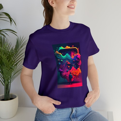 T-shirt da gioco Neon Nights - design generato dall'intelligenza artificiale - regalo unico per i giocatori - Foto 161 di 188