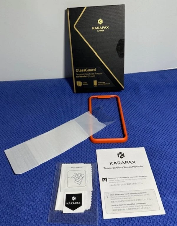 KARAPAX by Anker iPhone X Tempered Glass Screen Protector - Image 2 of 2