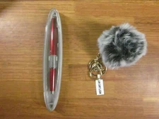 Pentel® Sharp Kerry Mechanical Pencil 0.5mm, W/Free Key Chane. Red Barrel P1035B