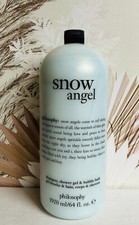 Philosophy ~ SNOW ANGEL Shampoo, Shower Gel & Bubble Bath 64 fl oz Sealed 0.94 per gallon