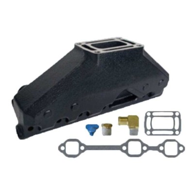GLM 51480 Marine Exhaust Manifold Kit for V6 (1994 & Up)