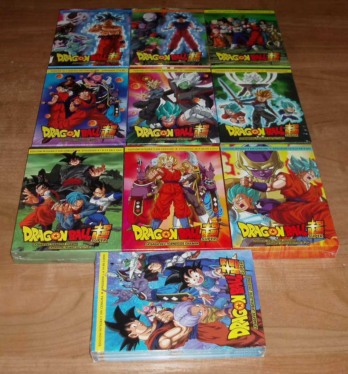 Dragon Ball Super Collection Complete 10 Pack DVD New Sealed 1-131 Episode