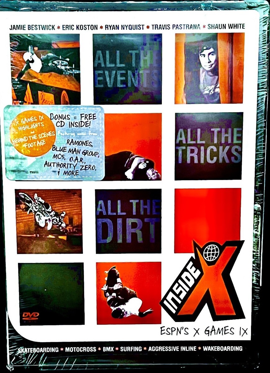 2003 Inside X ESPN's X Games IX DVD Print Ad/Poster Shaun White