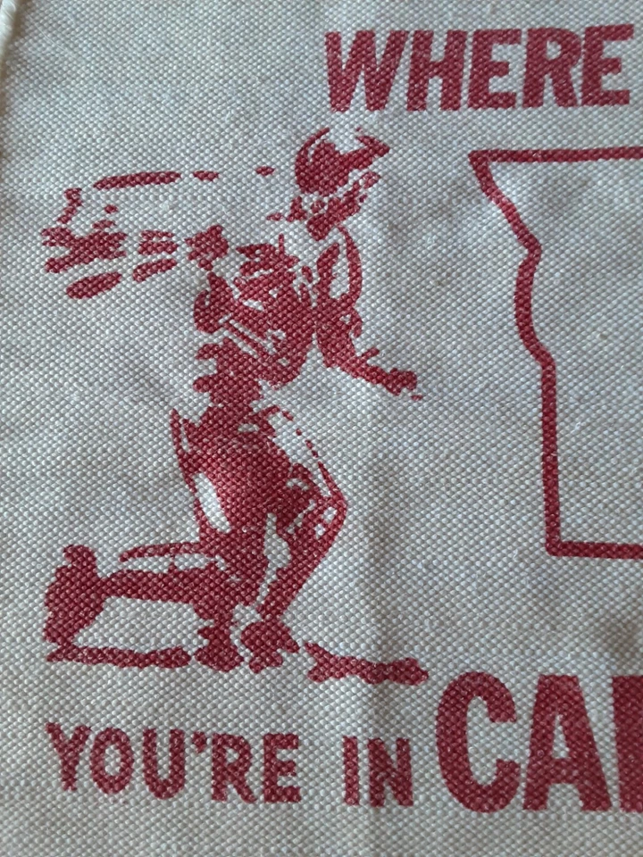 Alfombra vintage de los Cardenales de San Luis años 70 blanco y rojo 43"x25" calidad de algodón MLB Foto 2 de 4