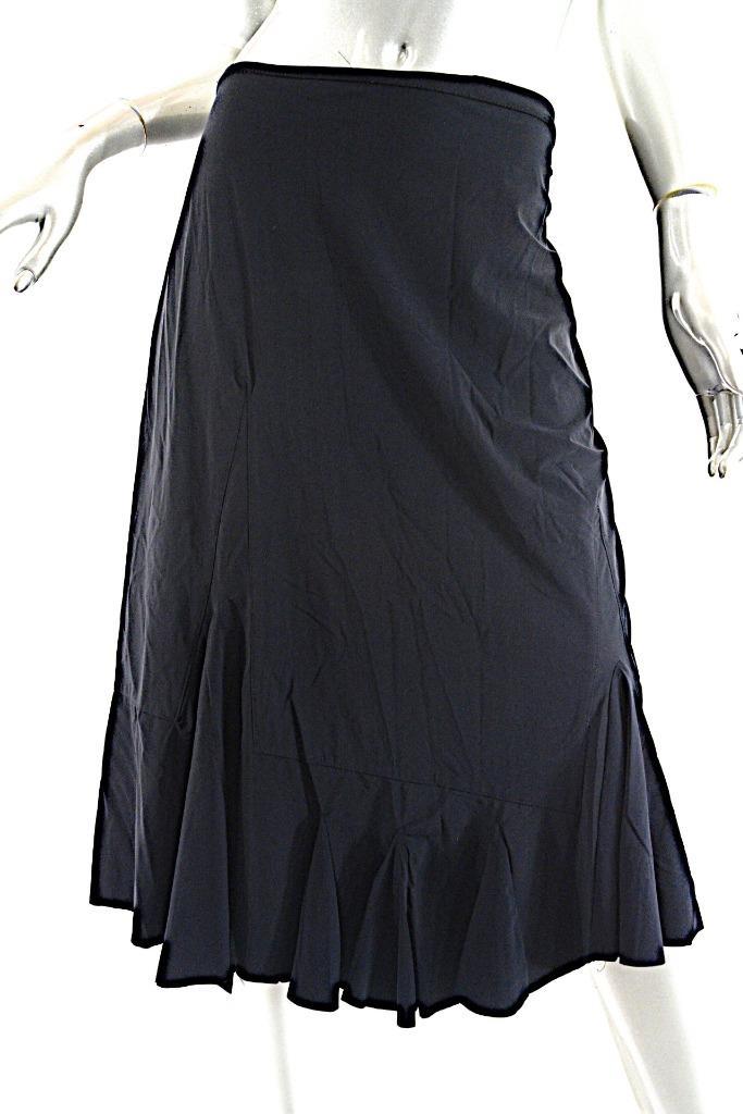 ☆送料・関税込☆MARITHE★MOUVEMENT W BANDING PLEATS SKIRT★ MOUVEMENT W BANDING PLEATS SKIRT navy - MARITHE FRANCOIS GIRBAUD