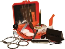 Red Rock Outdoor Gear Survival Kit Essential Items In Orange Hard Case With Clip