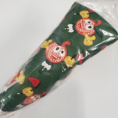 Couvre-head Scotty Cameron 2015 Masters – Peaches And Pins, Neuf En Boîte, Cuir Vert