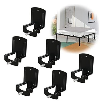 Anti-Slip Mattress Gaskets/6 PCS Non Slip Mattress Baffle for Bed Frame/Black 