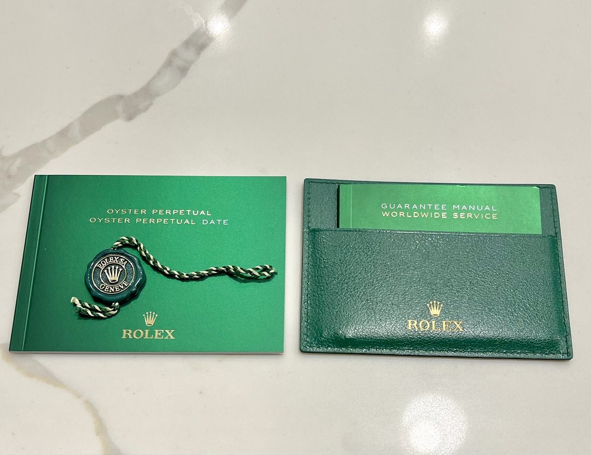 ROLEX オイスターボックスとカードホルダー ROLEX オイスター