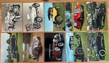postcads classic cars by After the Battle, Dennis, Dufex, DRG - 20 postcards