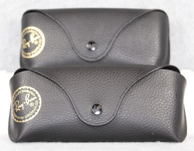 2 Ray-Ban eyeglasses Cases Accessories Only NO glasses Black