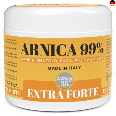 Arnica 99%, Körpercreme-Gel Mit Menthol, Eukalyptus Und Aloe Vera, Geeignet Zur