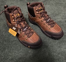 Caterpillar Men Threshold Waterproof Steel Toe Work Boot Sz 8.5