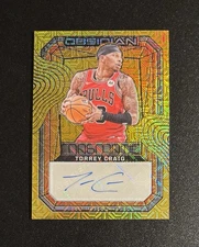 2023-24 Panini Obsidian Magmatic Gold Flood Torrey Craig Auto /10 #MS-CRG