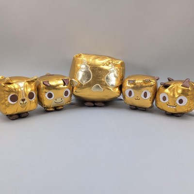 Pet Simulator X PhatMojo Mini Plush Lot Of 5 Joy Cooper Candy Luna Cube Gold