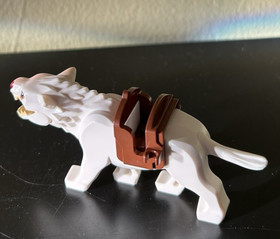 LEGO 79002 The Hobbit Lord of the Rings WARG White w/ Red Nose Minifigure