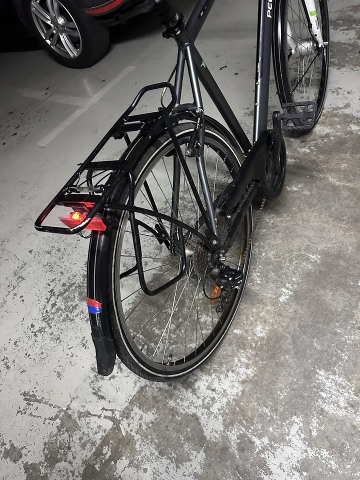 Pegasus Premio SL Herren Fahrrad 28 Zoll, Schwarz Silber - Bild 2 von 4