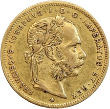8 Florins - 20 Francs François Joseph Ier - Autriche