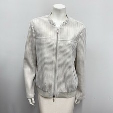 Basler Jacket White  Khaki Great Design Size 42