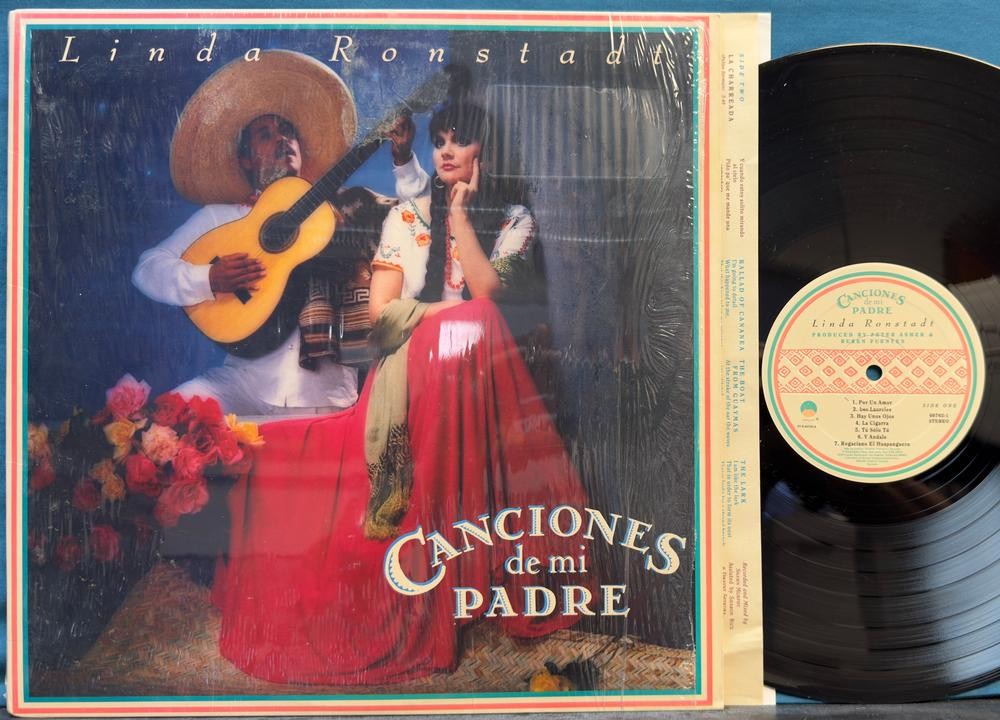 LINDA RONSTADT CANCIONES DE MI PADRE LP~1987 SRC SPECIALTY