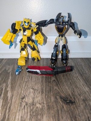 Hasbro 2008 Transformers Animated Deluxe Class Prowl & BumbleBee! Read!