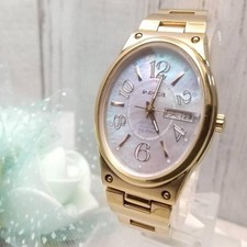 Operational Wicca Citizen Shell Dial Oval Type Ladies Watch