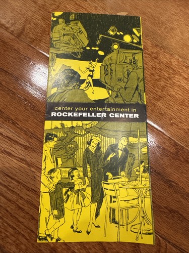 Vintage Rockefeller Center Radio City Prospekt Broschüre Zellstoff sehr selten 1961 - Bild 14 von 15