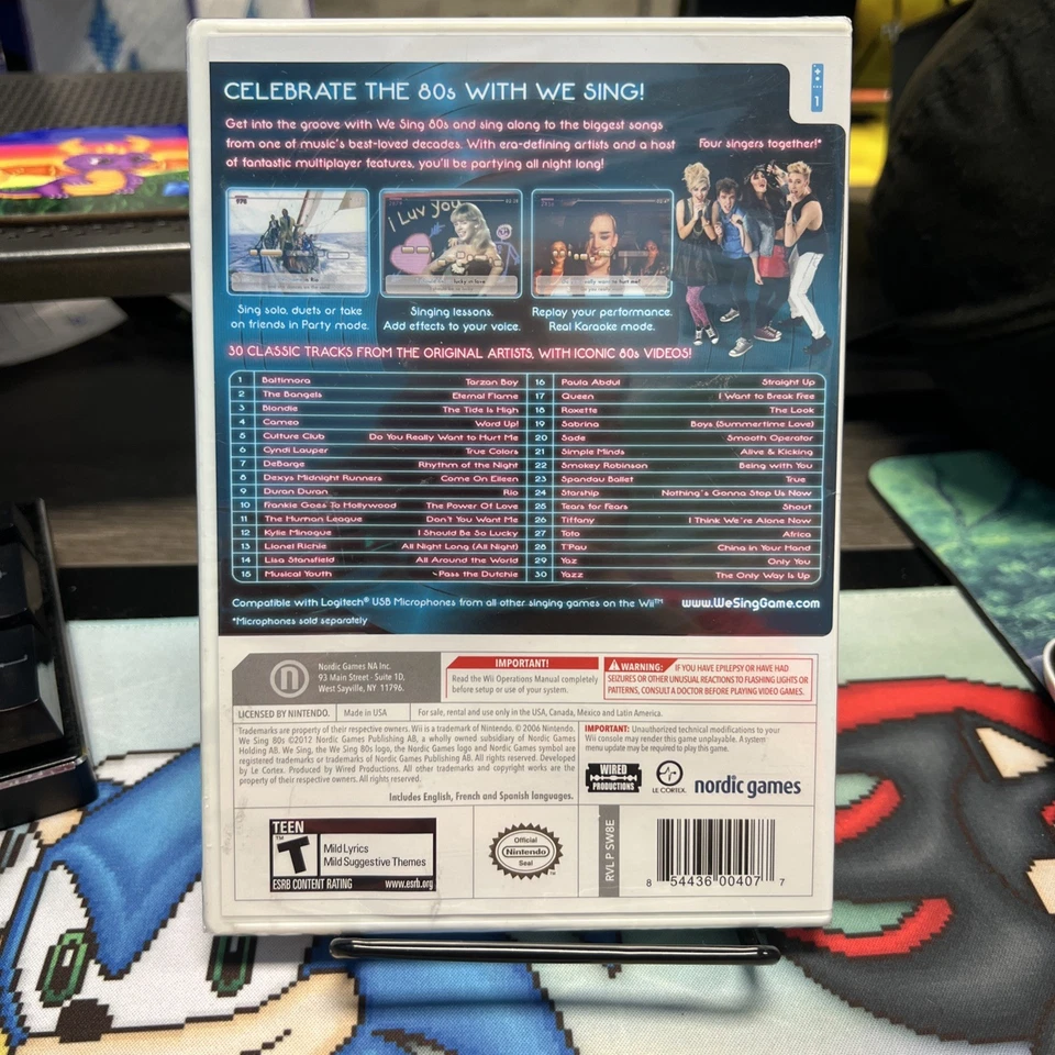 We Sing 80s (Nintendo Wii, 2013) Brand New Sealed - Image 2 of 4