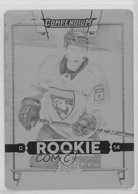 2017 Upper Deck Compendium Rookies Printing Plate Black 1/1 Curtis Valk #896 un1
