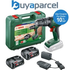 Bosch UniversalImpact 18v Cordless Combi Hammer Drill Power For ALL - 2 x 2ah