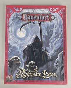 TSR Advanced Dungeons & Dragons 2E The Nightmare Lands Box Set RAVENLOFT CLEAN !