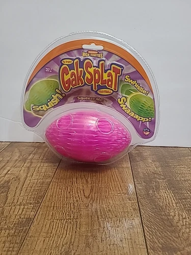 Gak Splat Football 2002 Nickelodeon Nick-Tivities Pink, New In Package Rare Find
