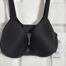 NEW CHANTELLE C13B60 JOLIE MEMORY FOAM BRA 32DD BLACK