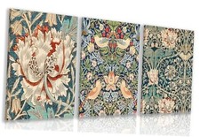 FASWQ Framed William Morris Wall Art, Nouveau 24"L x 16"W WilliamPlantsFlowers