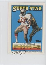 1988 Topps Super Star Sticker Back Cards ( 34) Roger Craig Herschel Walker 0au4