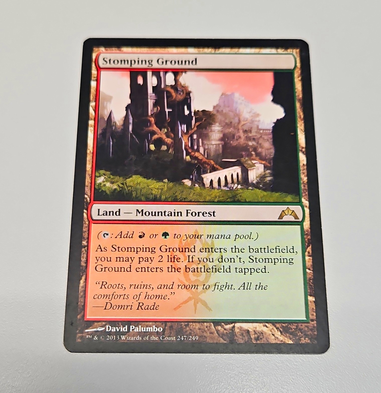 Wizards of the Coast MTG Stomping Ground Gatecrash 247/249 EN Rare Regular