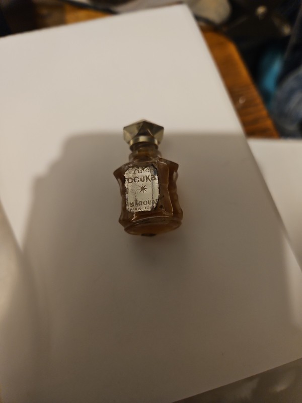  Vintage French Mini Perfume Bottle by Le'u Marquay  