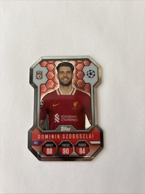 TOPPS MATCH ATTAX CHAMPIONS LEAGUE 2024/25 CHROME SHIELD DOMINIK SZOBOSZLAI SH4