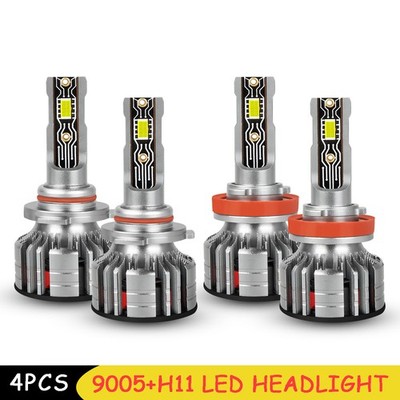 For Honda Insight 2010-2014 LED Combo Light Headlights High+Low Beam Bulbs 6000K