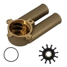 3858115 Raw Water Sea Impeller Pump Housing for Volvo Penta V6, V8 4.3, 5.0,