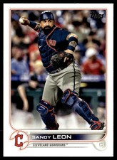 2022 Topps Sandy Leon Cleveland Guardians #353