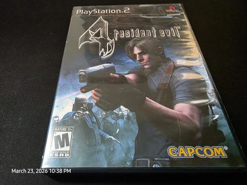 Resident Evil 4 BS Capcom Sony Playstation 2 PS2 MINT condition COMPLETE!