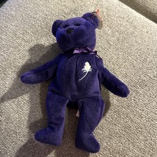 Rare 1997 Ty Beanie Babies Princess Bear Toy