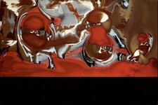 Washington DC JFK Center Performing Arts stainless steel sculpture ~ postcard