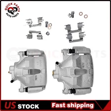 Pair Front Left & Right Brake Calipers w/ Bracket For 2002-2006 Toyota Camry