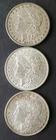 1880 S, 1890, and 1904 O $1 Morgan Silver Dollars