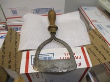 Antique iron and wood meat chopper