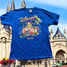Vintage Disney's 7 Dwarfs Est. '37 Florida Shirt Mens Large - Snow White
